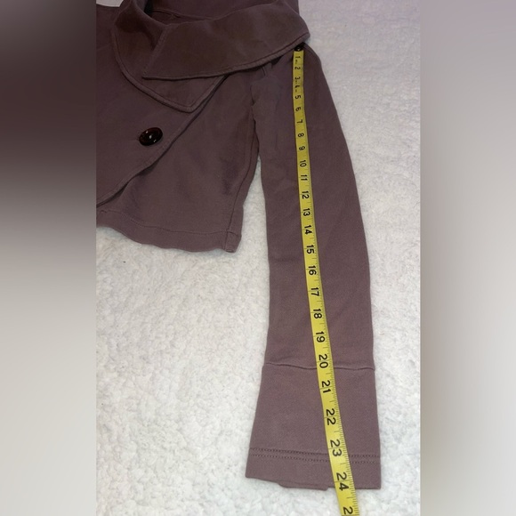 Allihop by Anthropologie Three Button Cropped Jacket Women’s Small - Picture 7 of 7